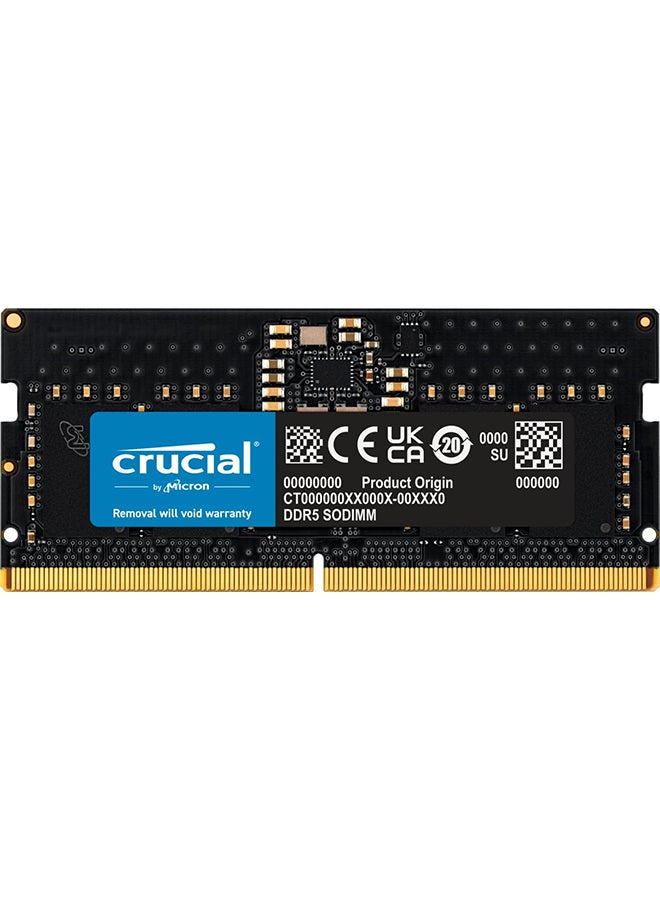 كروشيال ذاكرة الوصول العشوائي 8 جيجابايت DDR5 4800 ميجا هرتز CL40 ذاكرة الكمبيوتر المحمول CT8G48C40S5 8 جيجابايت  - Image 1