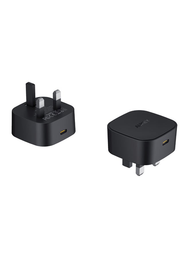 Aukey Minima 20W Compact PD Wall Charger PA-Y25 Black - Image 5
