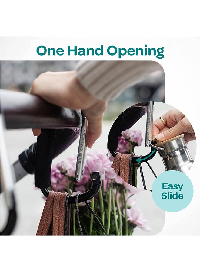 Moon Hands-Free Baby Stroller Hook Durable Lightweight And Strong - Image 5