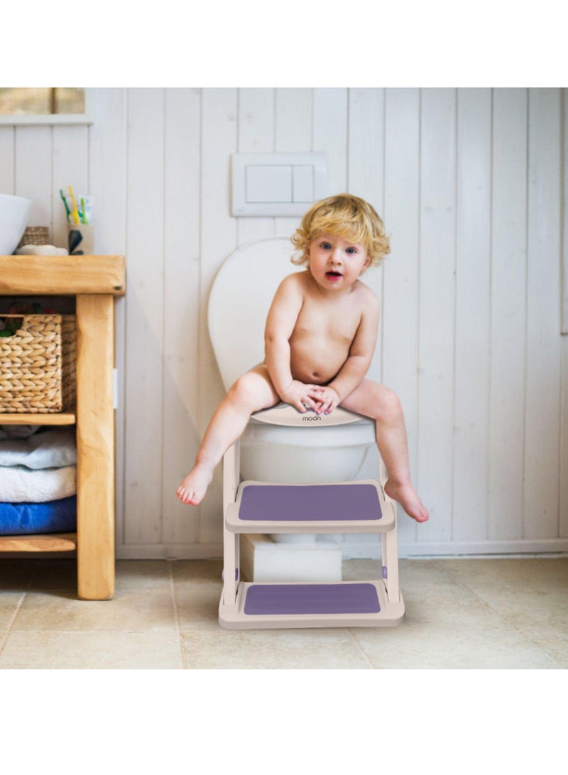 Moon Kids Step Stool Potty Trainer Seat  - Image 2