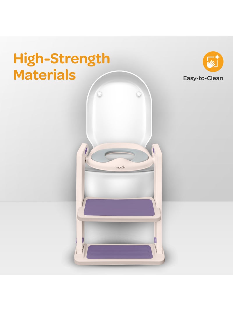 Moon Kids Step Stool Potty Trainer Seat  - Image 4