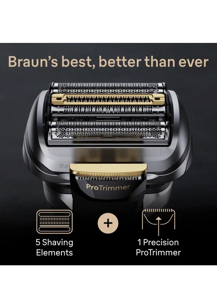 BRAUN Series 9 Pro+ 9575cc Wet And Dry Shaver With 6-In-1 SmartCare Center + PowerCase  - Image 3