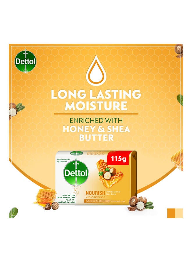 Dettol Nourish Hand Soap With Honey Multicolour 115grams - Image 2
