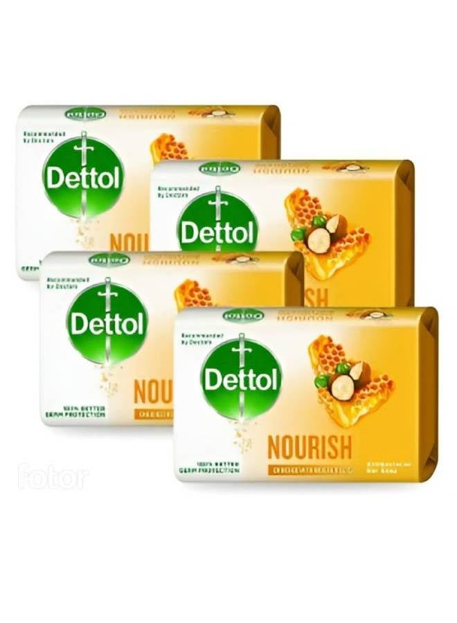 Dettol Nourish Hand Soap With Honey Multicolour 115grams - Image 1