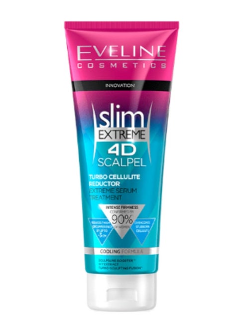 Slim Extreme 4D Scalpel Turbo Cellulite Reductor Cream With Cooling Formula 250ml