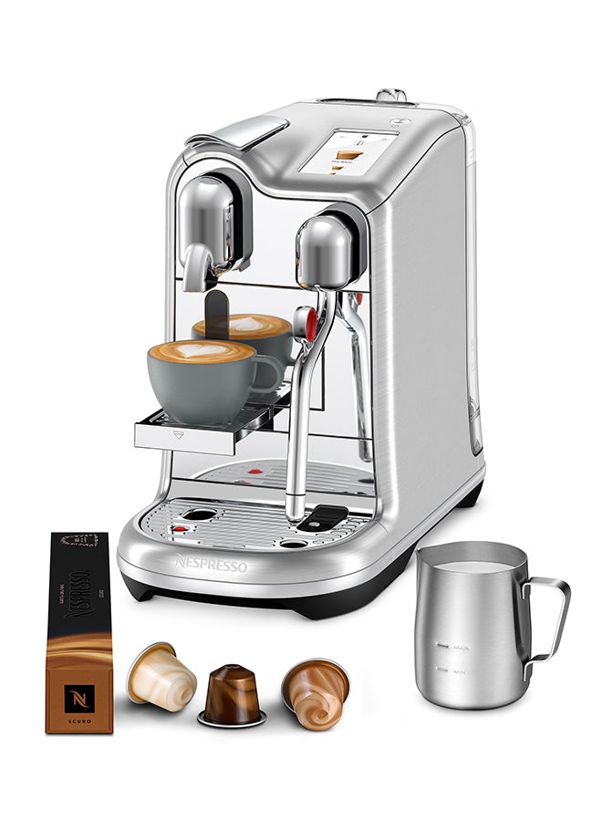 Nespresso Creatista Pro Coffee Machine By Nespresso, Stainless Steel, 2L (UAE Version) Stainless Steel 10kg  - Image 1