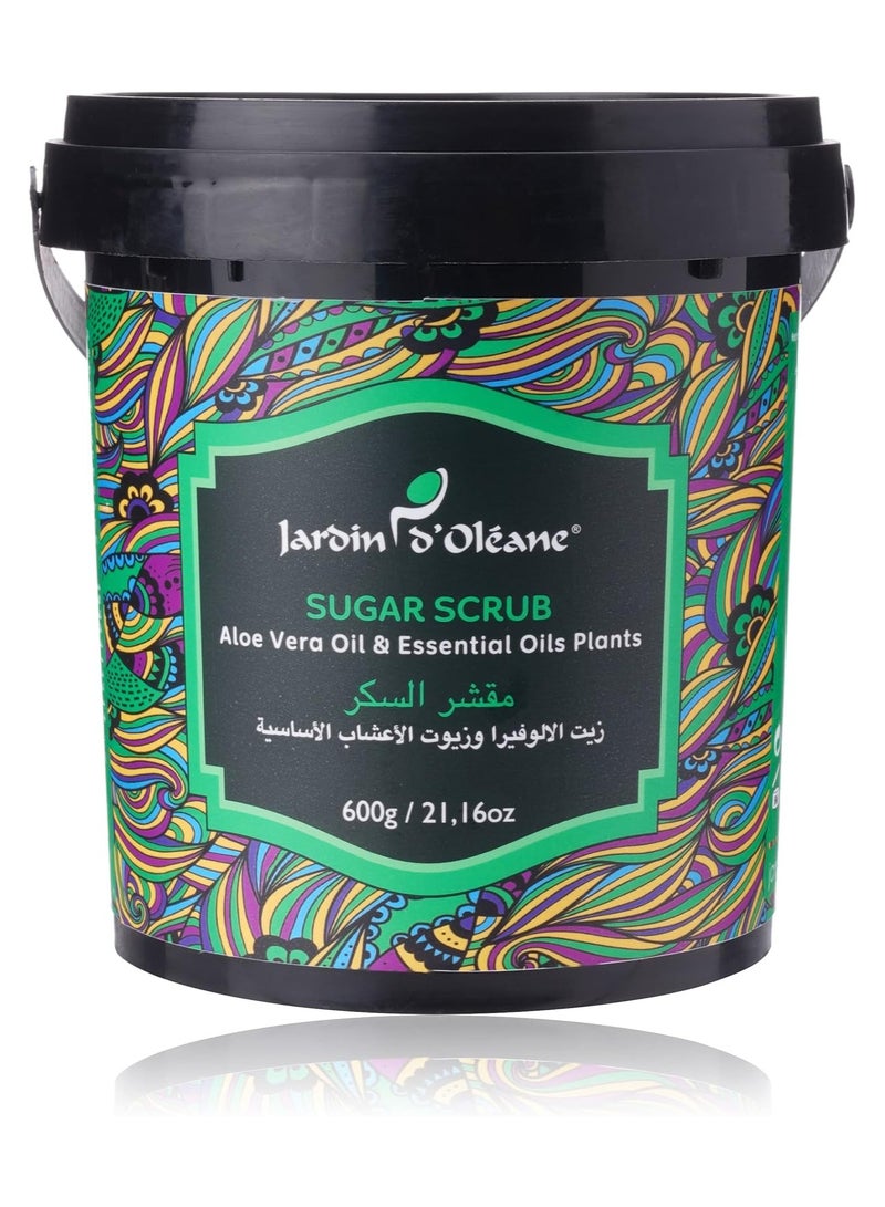 جاردن دي أوليان سكر مقشر مع زيت الألوة فيرا وزيوت عطرية عشبية - Image 1