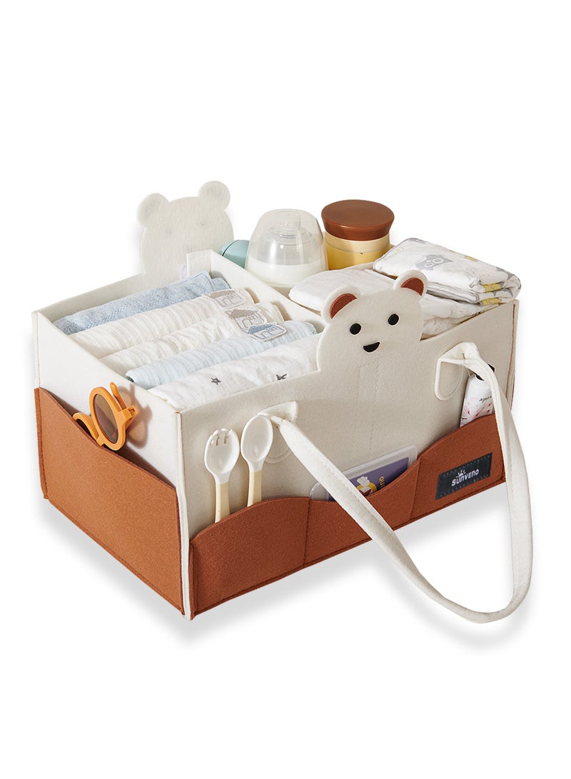 Sunveno Organizer Diaper Caddy Ivory  - Image 1