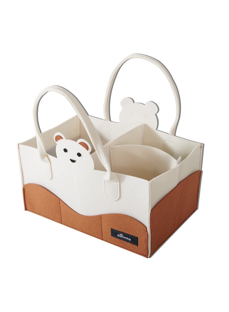 Sunveno Organizer Diaper Caddy Ivory  - Image 4