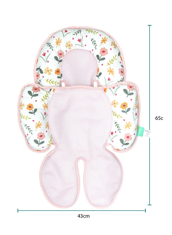 مون وسادة دعم الجسم لمقعد السيارة وسادة دافئة قابلة للغسل لدعم المولود الجديد - Image 2