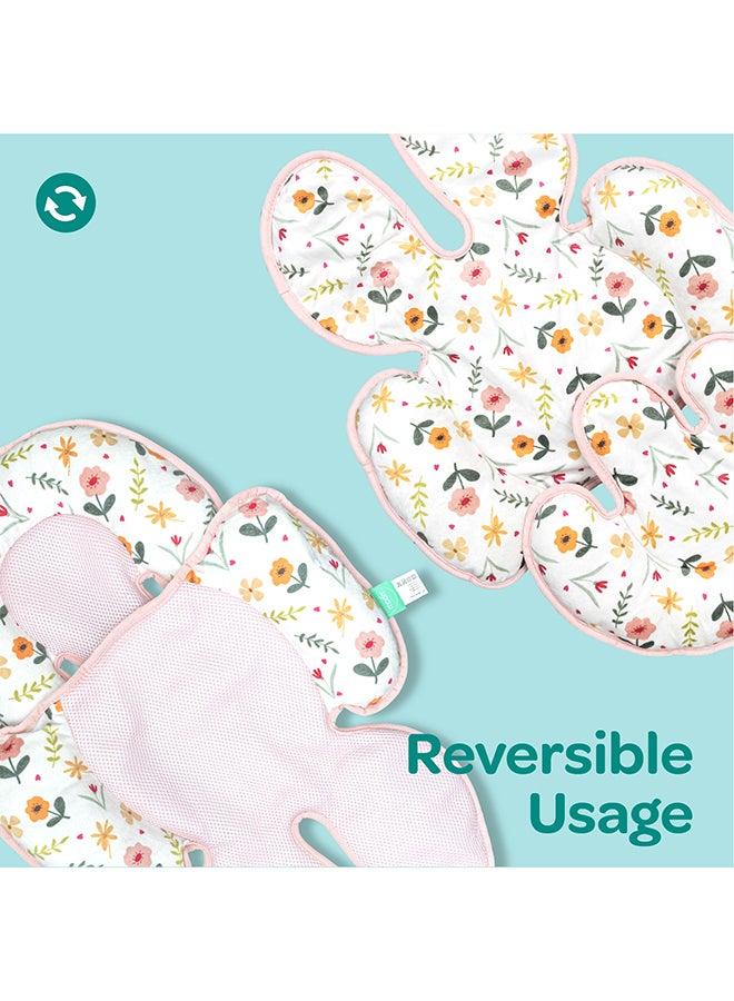 مون وسادة دعم الجسم لمقعد السيارة وسادة دافئة قابلة للغسل لدعم المولود الجديد - Image 4