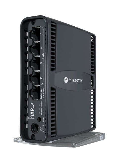 hAP Ax2 With Dual-Band, Dual-Chain 4-4.5 dBi Radio, And The 802.11ax Standard With Wave2 Support Router Black