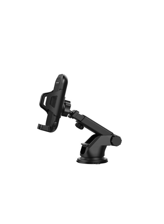 Energizer - CKA Universal Smartphone Car Holder| Dashboard And WindShield Mount, Suction Cup, Gelpad, 360 Rotation, Adjustable Arm, For iPhone /Android Phones - Black - Image 1