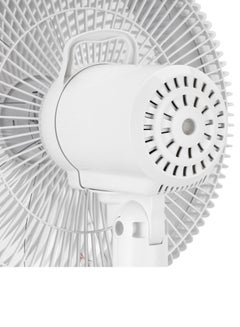 GEEPAS 14 Inches Stand Fan With ABS Circulator Head, AS 5 Fins Blade,, 2 Hours Timer, ABS Body, Wide Angle Oscillation, Chrome & Silver Painting decoration, Base With Heavy Rubber 60 W GF21204 White  - Image 5