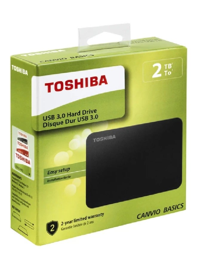 Toshiba Canvio External Hard Drive USB 3.0 2 TB  - Image 2