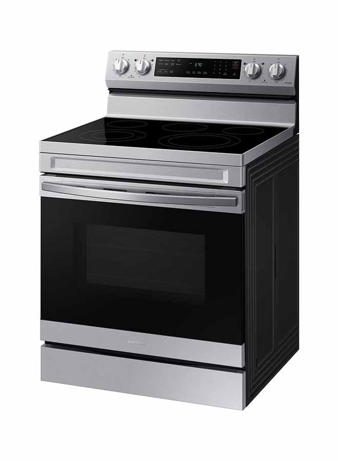 Samsung Free Standing Electric Range 4 Ceramic Hobs 1 Warming Zone 76 Cm NE63C6517SS/ZA Stainless Steel/Black - Image 2