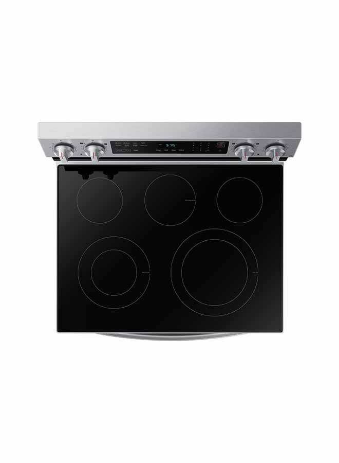 Samsung Free Standing Electric Range 4 Ceramic Hobs 1 Warming Zone 76 Cm NE63C6517SS/ZA Stainless Steel/Black - Image 5