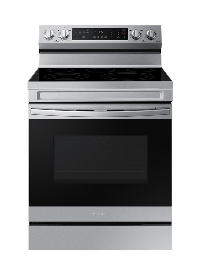 Samsung Free Standing Electric Range 4 Ceramic Hobs 1 Warming Zone 76 Cm NE63C6517SS/ZA Stainless Steel/Black - Image 1