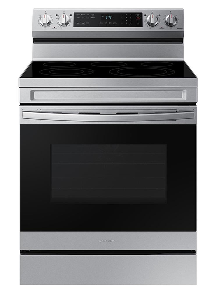 سامسونج مجموعة كهربائية قائمة بذاتها 4 مواقد سيراميك 1 منطقة تدفئة NE63C6517SS/ZA ستانلس ستيل/أسود - Image 1