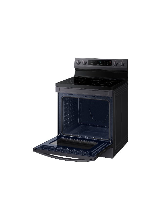 Samsung Electric Free Standing Cooking Range 4 Ceramic Hobs 1 Warming Zone 76 Cm NE63C6317SG/ZA Black/Stainless Steel NE63C6317SG/ZA Black/Stainless Steel - Image 3