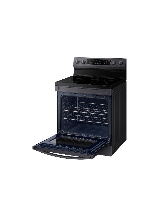 Samsung Electric Free Standing Cooking Range 4 Ceramic Hobs 1 Warming Zone 76 Cm NE63C6317SG/ZA Black/Stainless Steel NE63C6317SG/ZA Black/Stainless Steel - Image 4