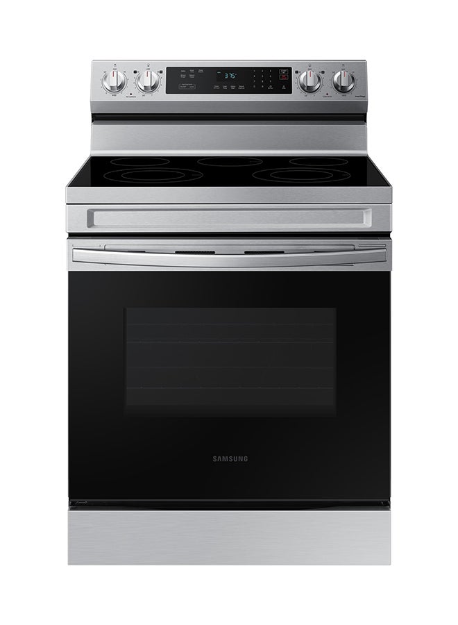 Samsung Electric  Cooking Range 4 Ceramic Hobs 1 Warming Zone WiFi 76 Cm NE63C6317SS/ZA Stainless Steel/Black - Image 1
