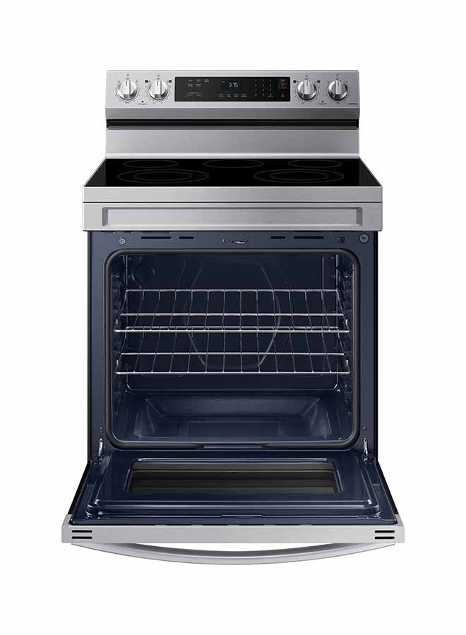 Samsung Electric  Cooking Range 4 Ceramic Hobs 1 Warming Zone WiFi 76 Cm NE63C6317SS/ZA Stainless Steel/Black - Image 5