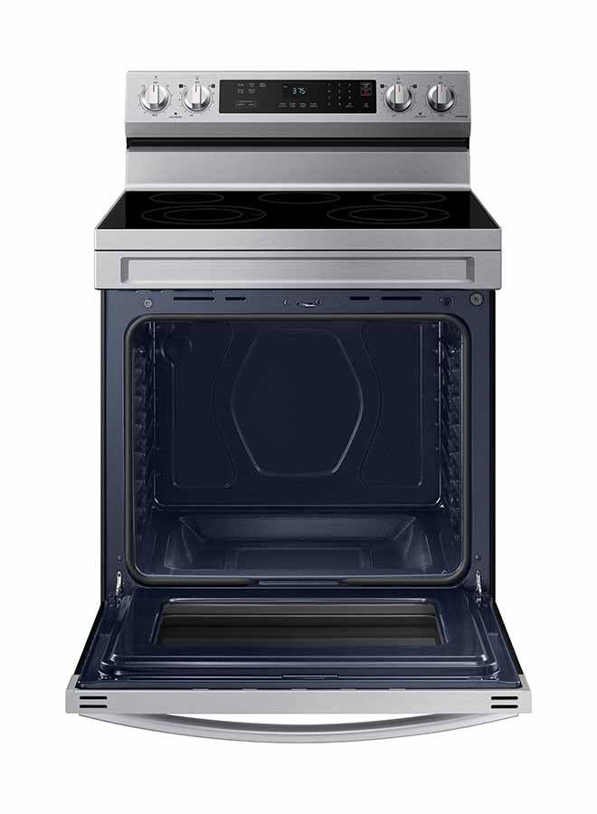 Samsung Electric  Cooking Range 4 Ceramic Hobs 1 Warming Zone WiFi 76 Cm NE63C6317SS/ZA Stainless Steel/Black - Image 3