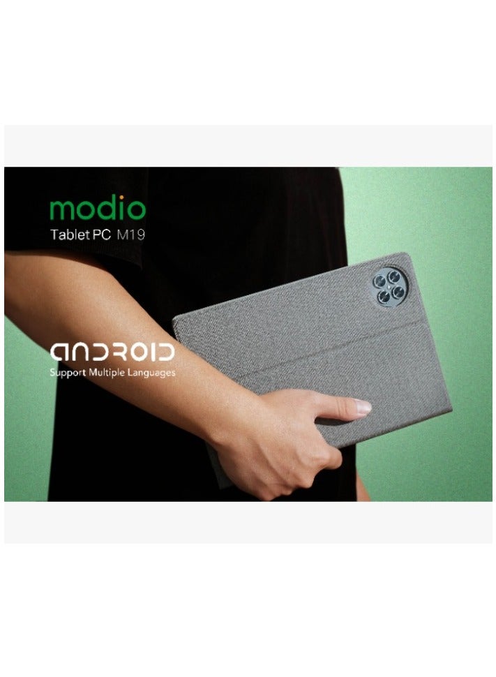 modio - M19 5G Tablet PC 10.1 Inch With 8GB RAM 512GB ROM Grey - Image 1