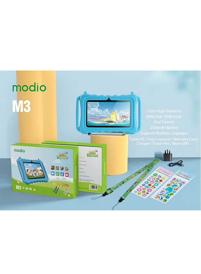 modio M3 Kids Android Tablet 7-Inch HD Display Orange 4GB RAM 64GB Wi-Fi – International Version  - Image 4