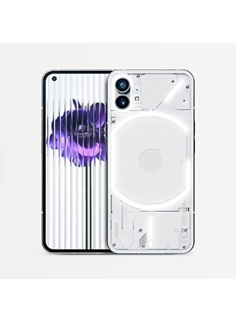Nothing Phone (1) - 8GB RAM + 256GB, Glyph Interface, 50 MP dual camera, Nothing OS, 6.55” 120Hz OLED display, White