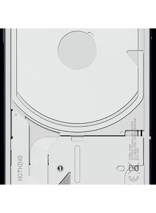 Nothing Phone (1) - 8GB RAM + 256GB, Glyph Interface, 50 MP dual camera, Nothing OS, 6.55” 120Hz OLED display, White