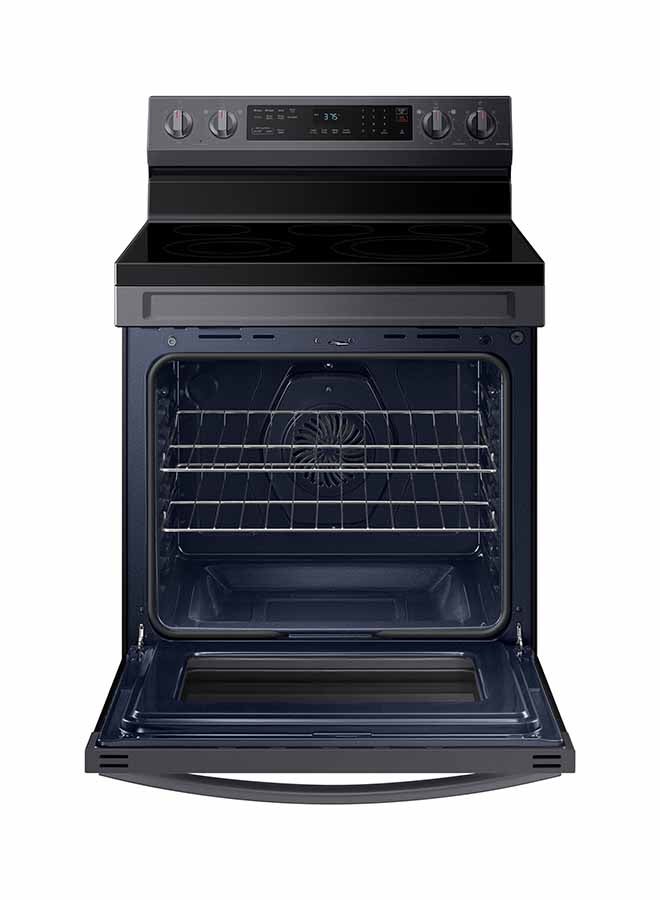 Samsung Free Standing Electric Range 4 Ceramic Hobs 1 Warming Zone 76 Cm NE63C6517SG/ZA Black/Stainless Steel - Image 2
