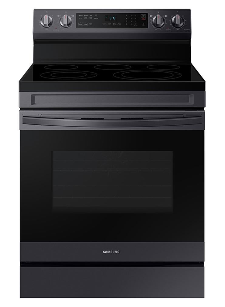 سامسونج مجموعة كهربائية قائمة بذاتها 4 مواقد سيراميك 1 منطقة تدفئة NE63C6517SG/ZA أسود/ستانلس ستيل - Image 1