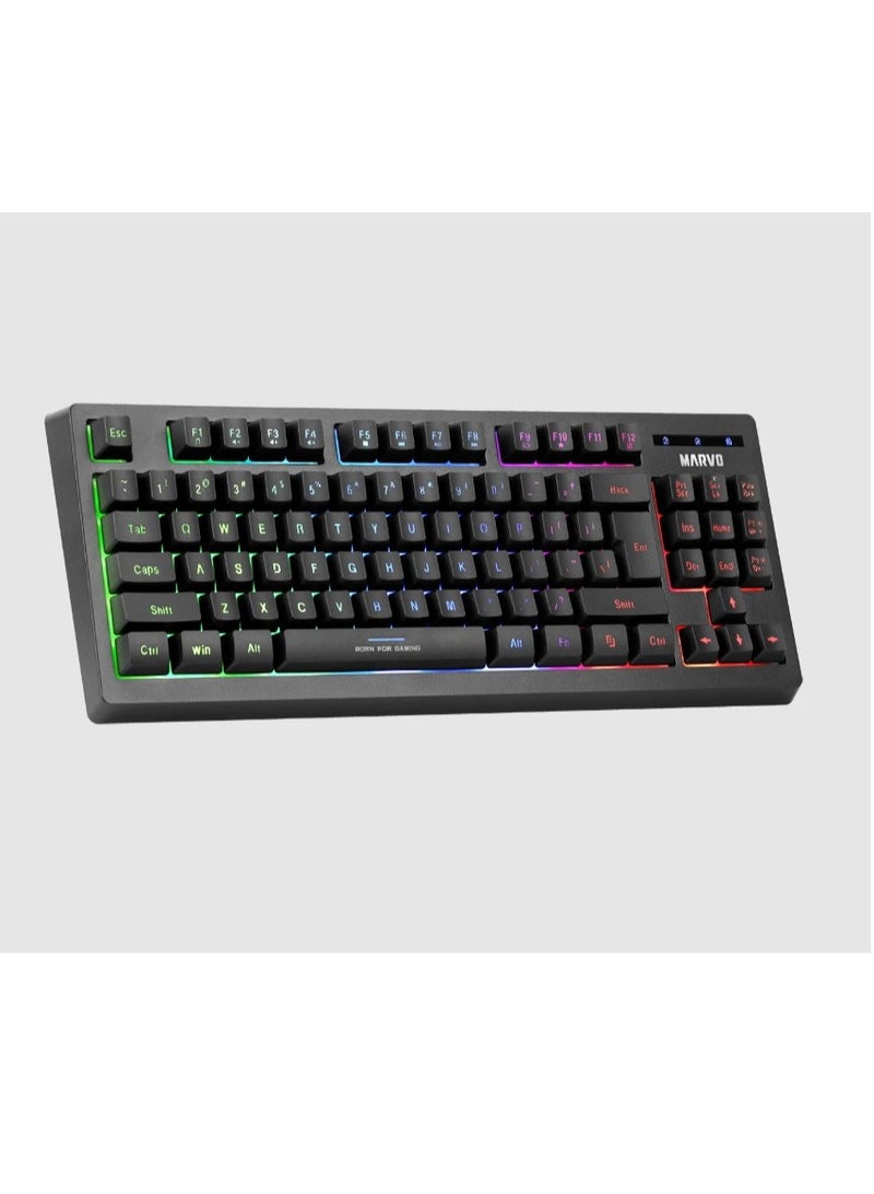 MARVO K607 EN Wired Membrane Gaming Keyboard - Image 2