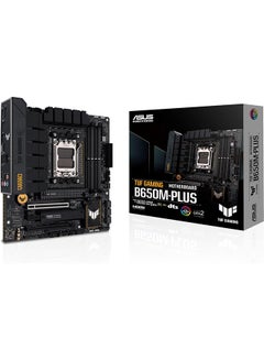 ASUS TUF GAMING B650M-PLUS Micro-ATX AMD Motherboard, AM5 Socket, AMD B650 Chipset, 4x 2-Channel DDR5 128GB Max, 2x M.2, 1x PCIe 4.0/3.0 x16, 4x SATA 6Gb/s, 1xHDMI/1xDP | 90MB1BG0-M0EAY0 Black  - Image 1