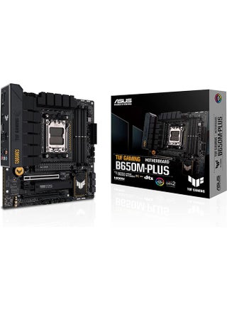 TUF GAMING B650M-PLUS Micro-ATX AMD Motherboard, AM5 Socket, AMD B650 Chipset, 4x 2-Channel DDR5 128GB Max, 2x M.2, 1x PCIe 4.0/3.0 x16, 4x SATA 6Gb/s, 1xHDMI/1xDP | 90MB1BG0-M0EAY0 Black - pnsku/N70018631V/45/_/1698392761/f7aaa314-9849-4413-a04b-279c7c6bda01