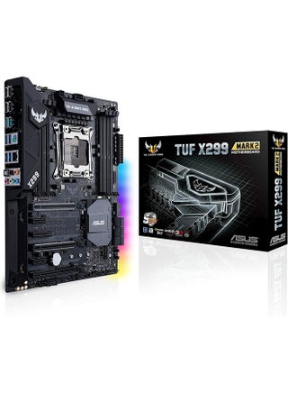 TUF X299 MARK 2 (INTEL X299) LGA 2066 ATX motherboard with Thermal Armor, DDR4 4133MHz (OC), dual M.2, Intel VROC support, Intel Optane™ memory-ready, Intel Gigabit LAN, USB 3.1 Gen 2 Black - pnsku/N70018650V/45/_/1698392755/5fd4cfff-dcc4-4295-9e78-5ad5ac666478