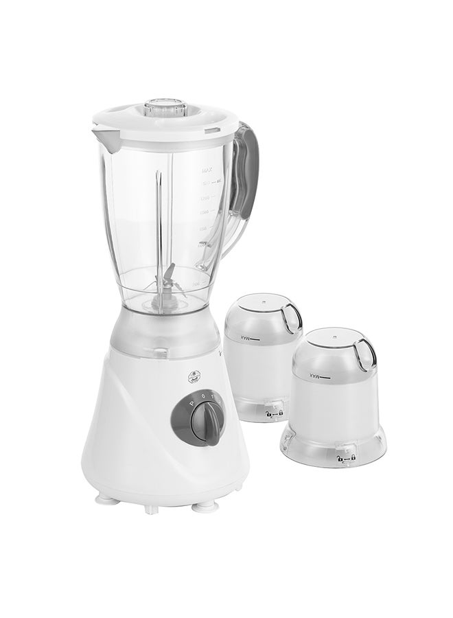Alsaif Blender 3 In 1 350 W 1.5 L 350 W E06030 White - Image 4