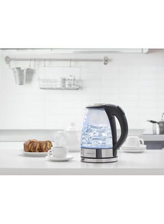 Glass Electric Kettle 1.7 L 2200 W E03208/B Clear - pnsku/N70019017V/45/_/1698587372/db6f1e22-0bdb-4daa-aa9e-685276c024c2