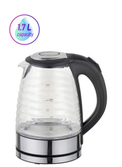 ALSAIF-ELEC Glass Electric Kettle 1.7 L 2200 W E03208/B Clear  - Image 1