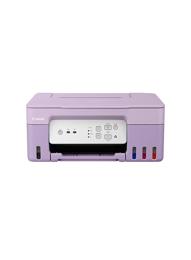 Canon - Canon PIXMA G3430 Wireless Colour 3-in-1 Refillable MegaTank Printer, Purple Purple - Image 1