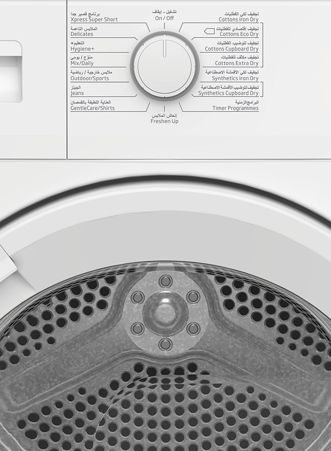 Beko - Tumble Dryer Condenser, 15 Programmes, Time Delay Indicator, Digital Display 7 kg 2500 W DC7W White - Image 1