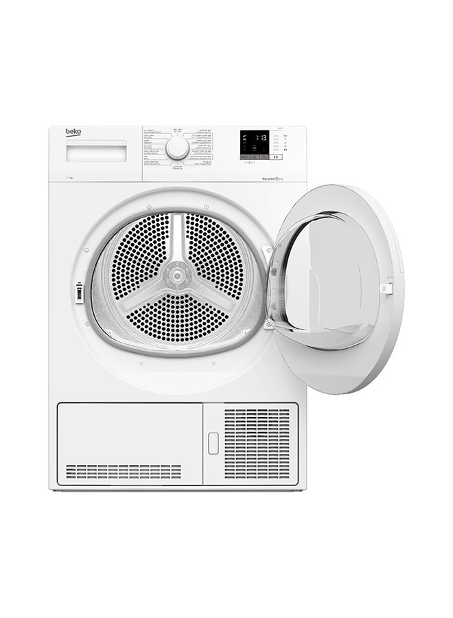 Beko - Tumble Dryer Condenser, 15 Programmes, Time Delay Indicator, Digital Display 7 kg 2500 W DC7W White - Image 1