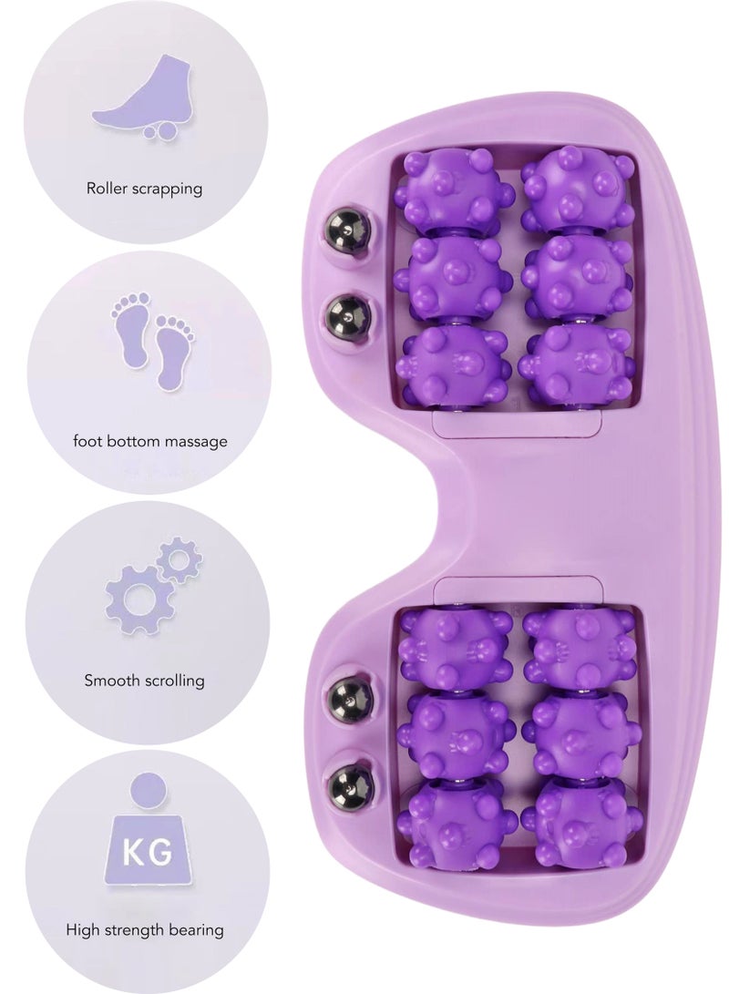 Toshionics - Portable Foot Roller Body Massager Shiatsu Kneading Rolling Therapy Calf Leg Reflexology Pain Stress Relief Foot Massager For Plantar Fasciitis Feet Pain And Heel Spurs Trigger Point Pressure Massage - Image 1