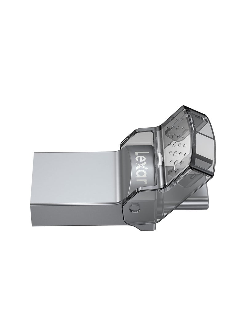 Lexar - Pack of 10 Lexar JumpDrive Dual Drive D35c USB 3.0 Type-C Flash Drive 100MB/s, Capacity , 32 GB - Image 1