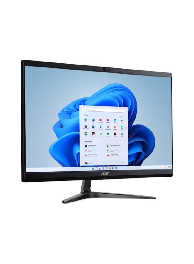 Acer - Z2592G All-in-one With 21.5-inch Full HD (1920x1080) Display, Intel Core i5-1235U Processor/4GB Ram/512GB SSD M.2/DOS(Without Windows)/Intel UHD Graphics With Wired keyboard & Mouse English/Arabic Black - Image 1
