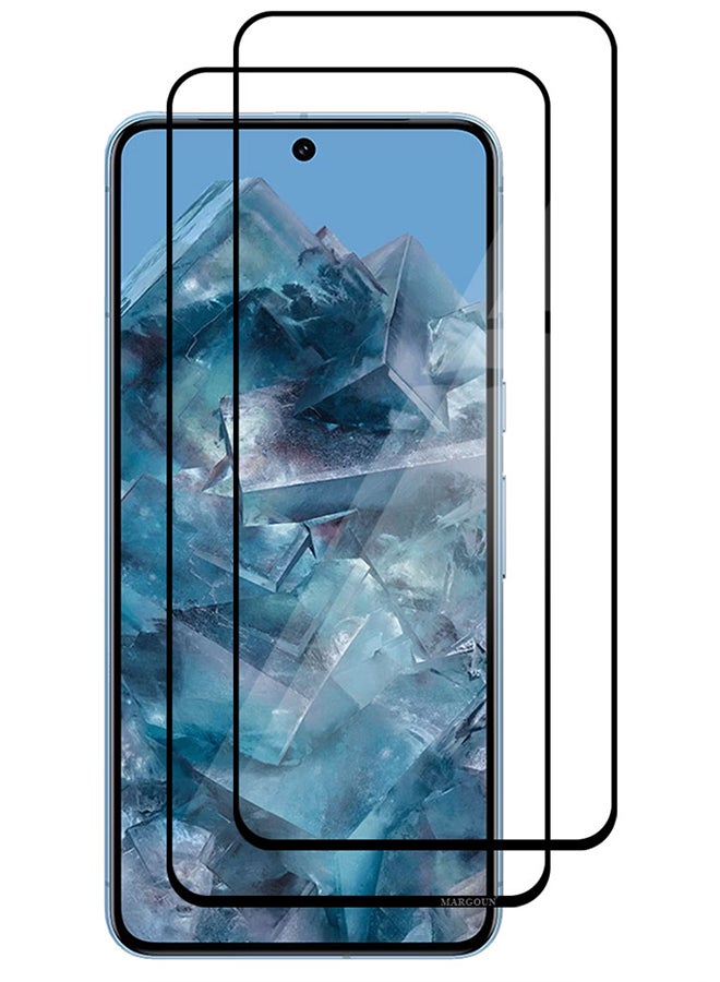 MARGOUN 2 Pack Of Google Pixel 8 Pro Screen Protector 9H Tempered Glass Ultrasonic Fingerprint Unlock Case Friendly HD Tempered Glass Screen Protector Clear - Image 2