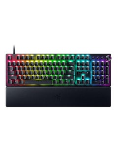 Huntsman V3 Pro Mechanical Keyboard, Analog Optical Switch Gen-2, Firm Leatherette Wrist Rest, Doubleshot PBT Keycaps, Detachable Type-C Cable, ENG (US) Layout, Black