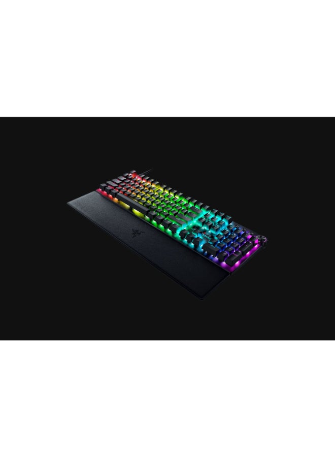 RAZER - Huntsman V3 Pro Mechanical Keyboard, Analog Optical Switch Gen-2, Firm Leatherette Wrist Rest, Doubleshot PBT Keycaps, Detachable Type-C Cable, ENG (US) Layout, Black - Image 1